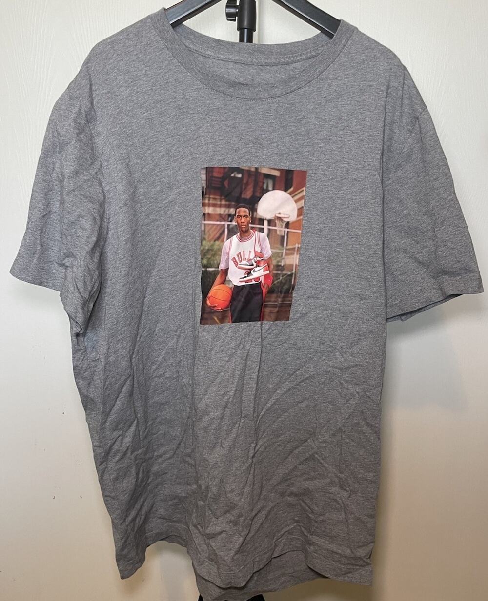 Nike Air Jordan 1985 Brand Photo Grey T-Shirt Men’s Sz XXL
